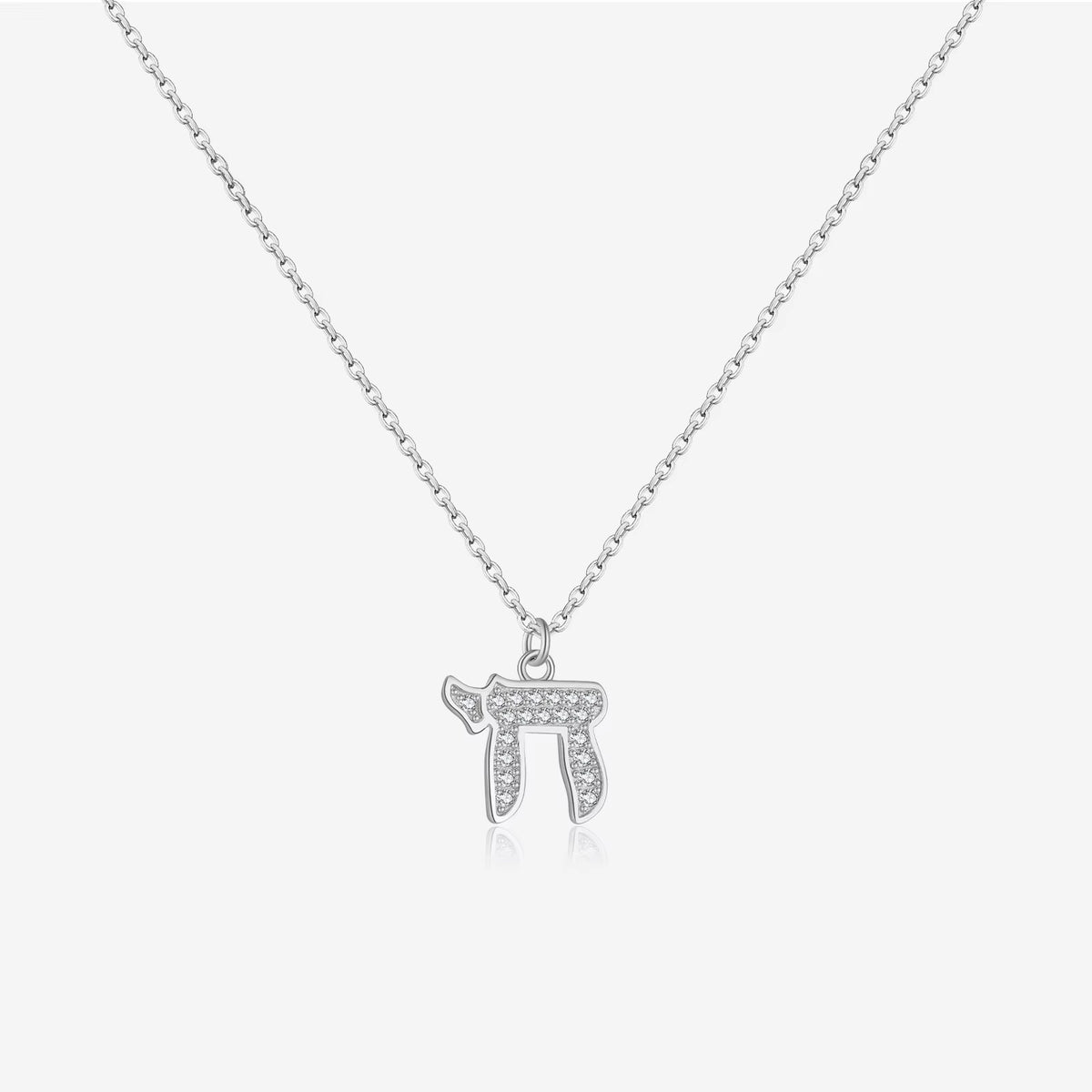 Sterling Silver Chai Necklace
