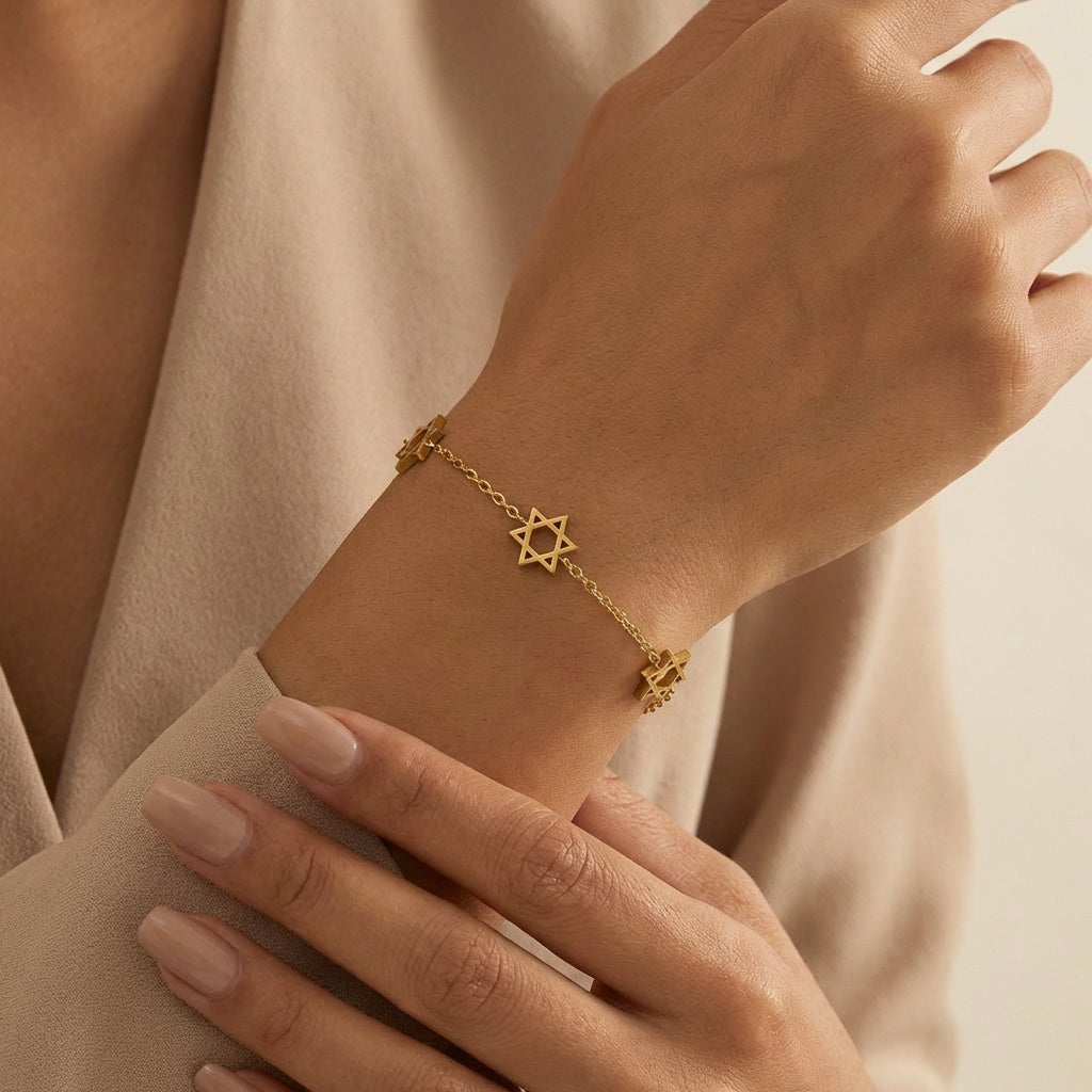 Mini Star of David Bracelet