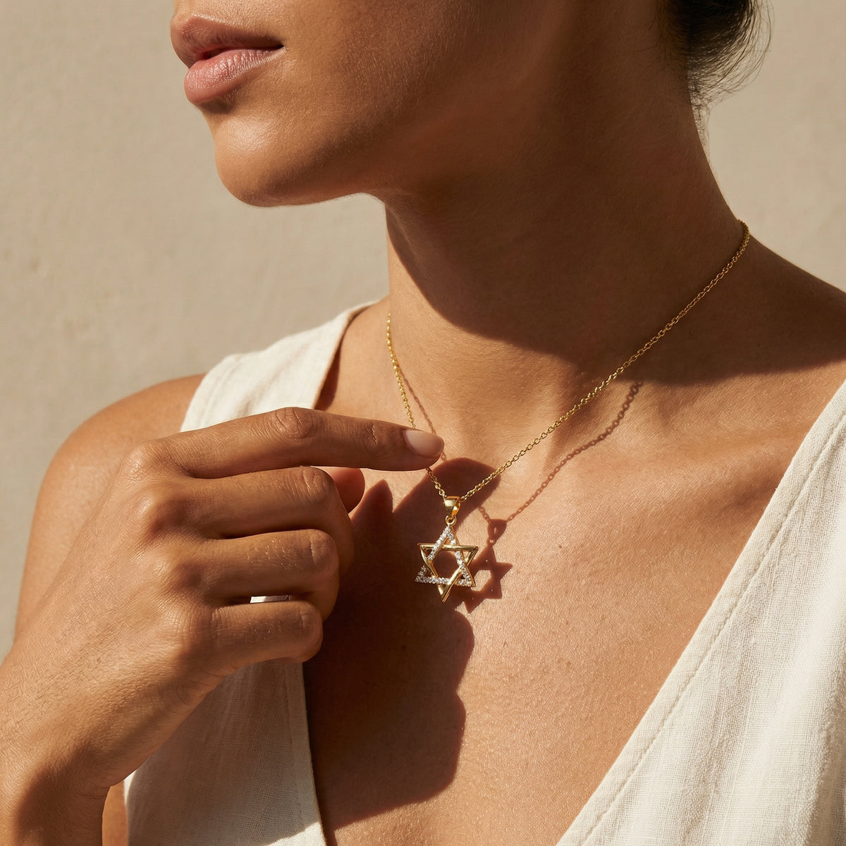 Star Of David Anava Necklace